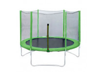Батут DFC Trampoline Fitness 16ft наружн.сетка, св.зел. (488см)