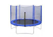 Батут DFC Trampoline Fitness 14ft наружн.сетка, синий (427см)