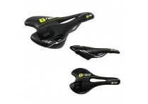 Седло B-RACE B-ARGO чёр./LIME с отв. рельсы CR-MO