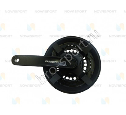 Шатун Shimano Tourney TY301 175мм 42/34/24 черный б/уп AFCTY301E244CL				
