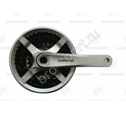 Шатун Shimano Tourney TY501 175мм 42/34/24 серебро б/уп AFCTY501E244CSB				