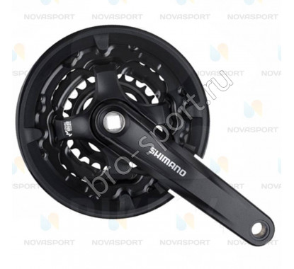 Шатун Shimano Tourney TY701 175мм 48/38/28 черный EFCTY701E888CL1				