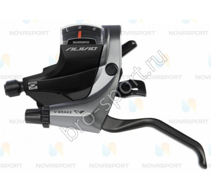 Шифтер/тормозная ручка Shimano M4000 3ск 1800мм ESTM4000LB				