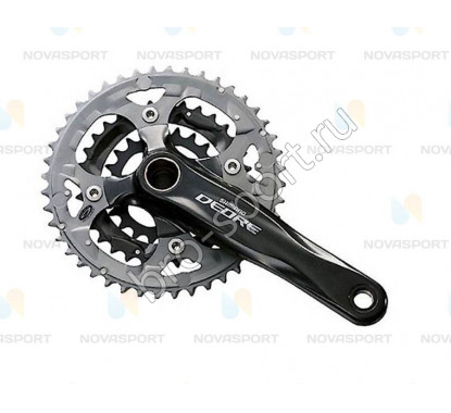 Шатун Shimano Deore М590 170 мм черный с кареткой EFCM590C422XL				