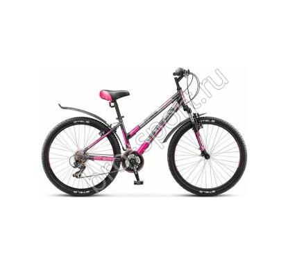 Велосипед Stels Miss-6000 V V010 Серый/Розовый/Серебристый
