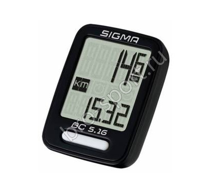 Велокомпьютер Sigma ВС 5.16 Topline 5 функций 