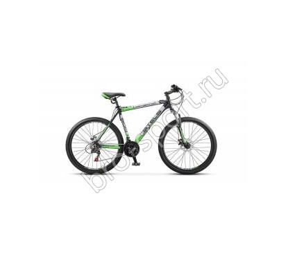 Велосипед Stels Navigator 600 MD V030 Черный/Зеленый