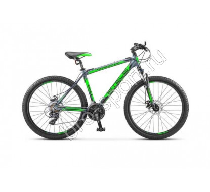 Велосипед Stels Navigator 610 MD V030 Чёрный/Салатовый 27,5