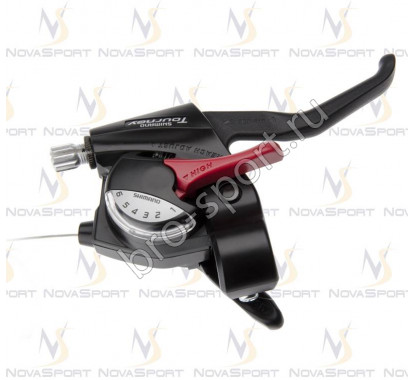 Шифтер/тормозная ручка Shimano Tourney ST-EF40 черный лев 3ск ASTEF402LSBLN