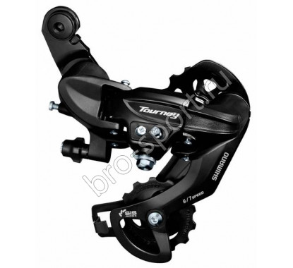 Переключатель задний Shimano Tourney TY300 6/7ск крепление на петух б/уп ARDTY300D				