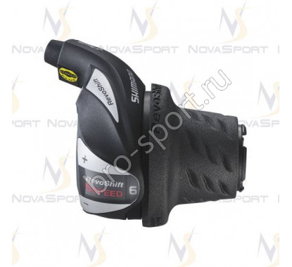 Шифтер Shimano Tourney SL-RS 36 лев/пр 3x6ск тр.+оплетк ESLRS36P6A