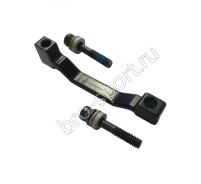 Адаптер диск торм Shimano F203P/PM для 180мм, болты:коротк. (1шт)+длин.(1шт) ESMMAF203PPM