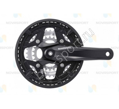 Шатун Shimano Alivio M430 черный 170мм EFCM430C422CSL				
