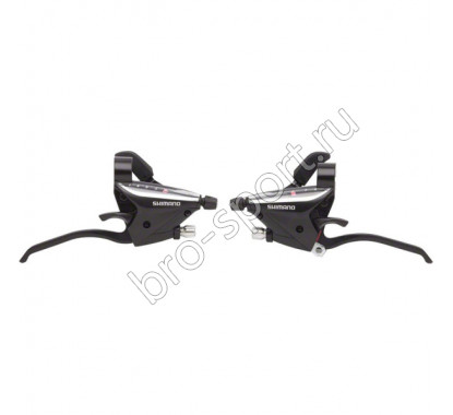 Шифтер/тормозная ручка Shimano Acera EF65 лев/пр 3x9 тр.+оплетк черный ESTEF65P9A3L