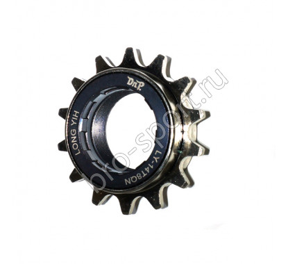 Трещотка BMX DNP LY-14TA83N,1/2*3/32 14T ,резьба M30*1,Cro-Mo,30кликов,8-шлицев,никелированная