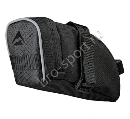 Сумка подседельная Merida 0,5L, 6,5*14,5*6cm, крепление на ремешке, Medium 86гр. Black (2276004143)