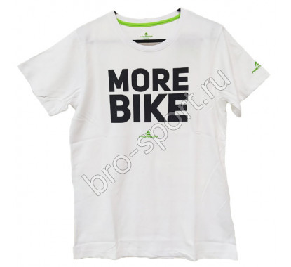 Футболка Merida T-Shirt More Bike (Lady) White кор.рукав 38232 M (2287013215)