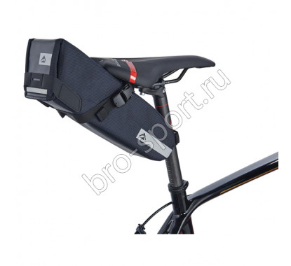 Сумка подседельная Merida Battery Bag, 11*35*12cm, 310гр. Black/Gray (2276004381)