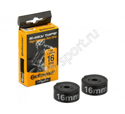 Continental ободная лента Easy Tape Rim Strip (до 116 PSI), чёрная, 18-584, 2шт.