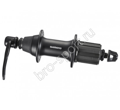 Shimano втулка задняя fh-rm70 acera, 32н, 8/9 скоростей, с эксцентриком, 135х146х166мм, чёрная