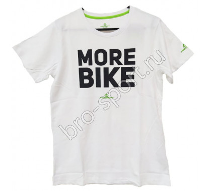 Футболка Merida T-Shirt More Bike (Lady) White кор.рукав