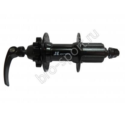 Велосипедная втулка Joy tech втулка задняя d342tse кассетная, mtb, под диск, 32h, ось m10х145х135мм, с эксцентриком 148,5мм, алюминий, чёрная
