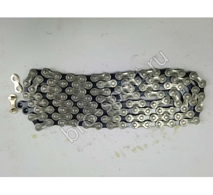 Цепь Z50, 7 скоростей индексная, 1/2x3/32"x116L, серая, с соед.звеном, в торговой упаковке